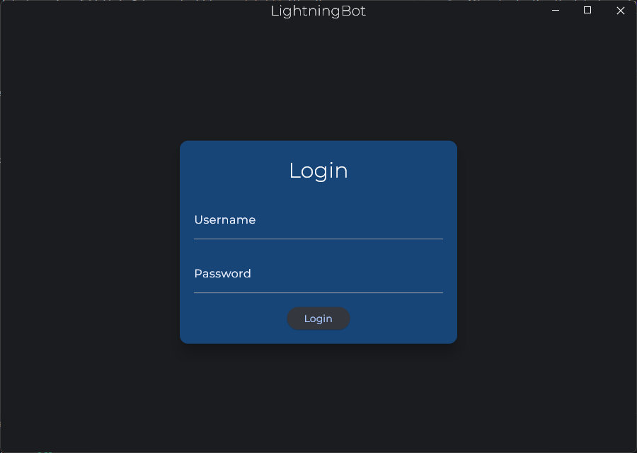 UI - Login Prompt